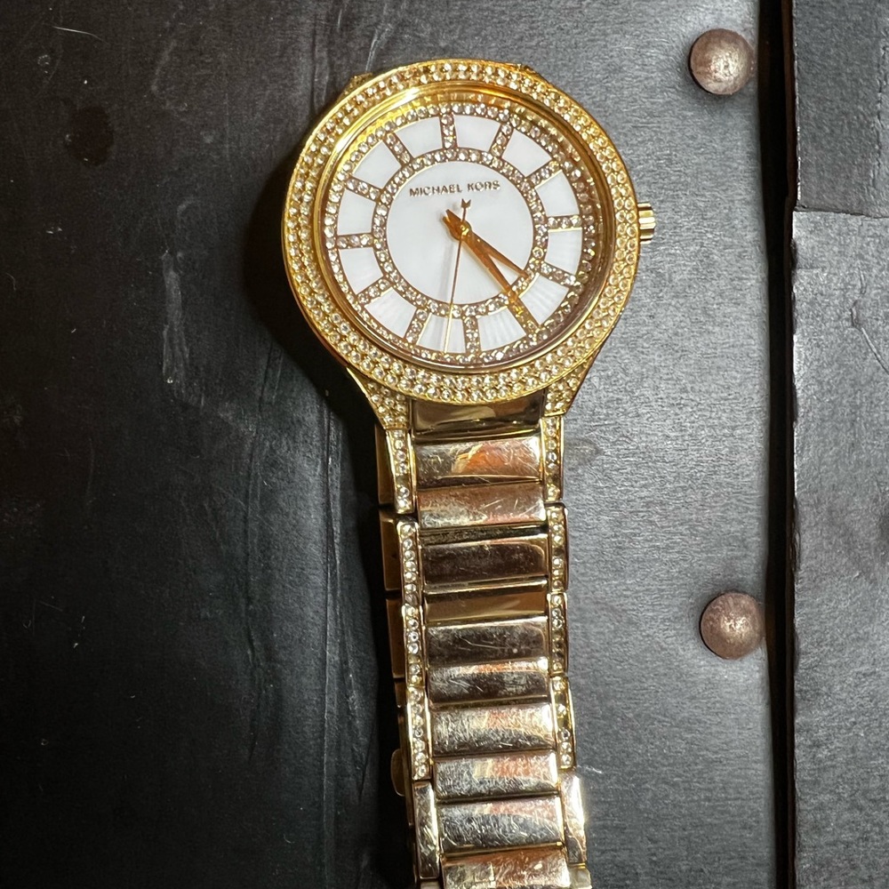 Gold Michael Kors watch